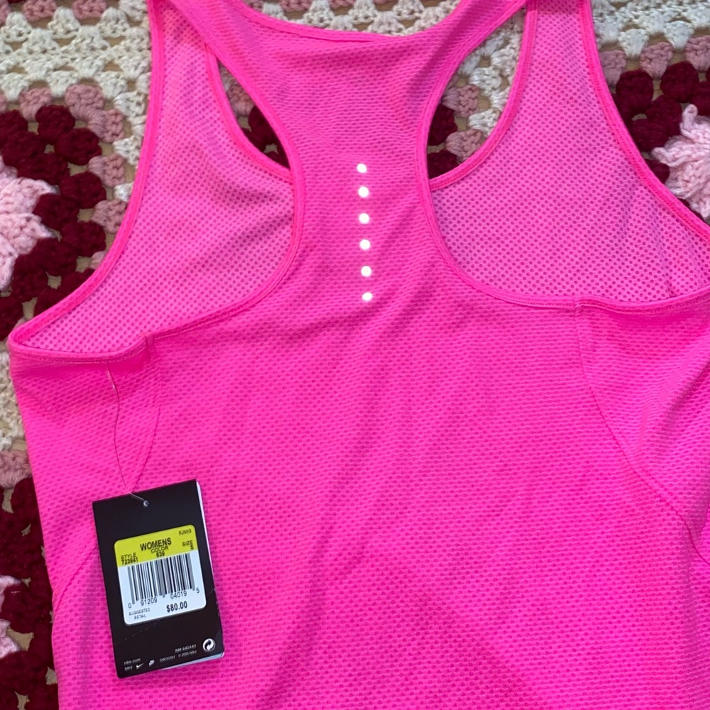 Nike Pink Fitted Racerback Tank Top - Picture 4 of 7